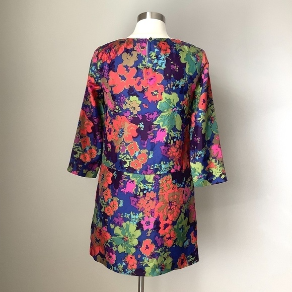 J.Crew‎ Jules Dress in Ashbury Floral 100% Silk MSRP $188 - Picture 9 of 16